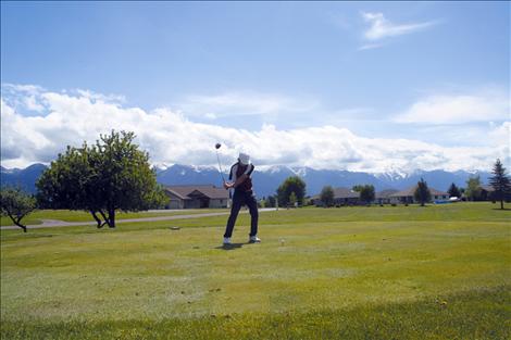 The picture of concentration, Jenson has never had a golf lesson yet may soon have the opportunity to play professional golf.