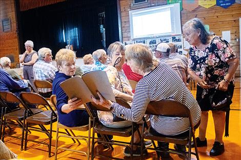 During the  celebration, people shared 100 years of information and  memories. 