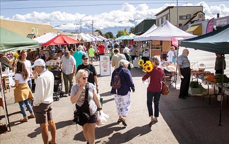 The Polson Farmers Market offers wares from up to 48 vendors each Friday morning.