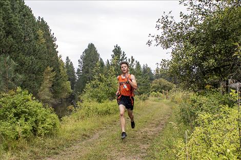 Ronan Chief James Normandeau wins the Ronan Canal Bank Invitational in a time of 16:43.21