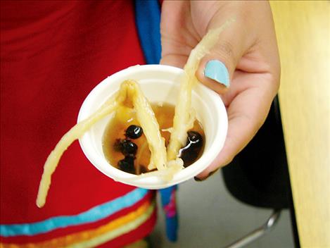 Traditional tea was made with bitterroot and serviceberries.