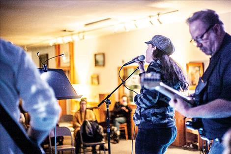 Terry Davis performs at The Red Poppy during a Saturday open-mic jam night.