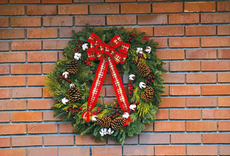 Decoration: Polson decorates for the holidays.