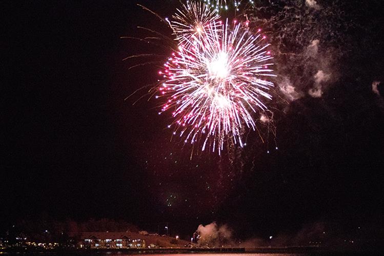 2020 Celebration- Fireworks put on by the KwaTaqNuk in Polson lit up the sky on New year's night.