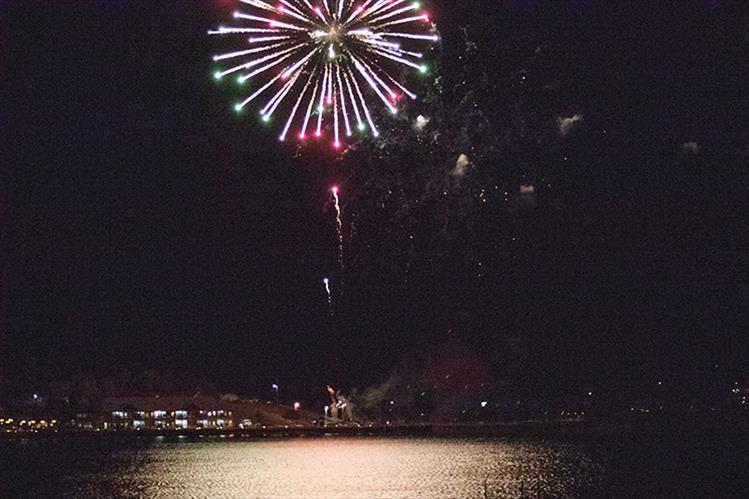 2020 Celebration- Fireworks put on by the KwaTaqNuk in Polson lit up the sky on New year's night.