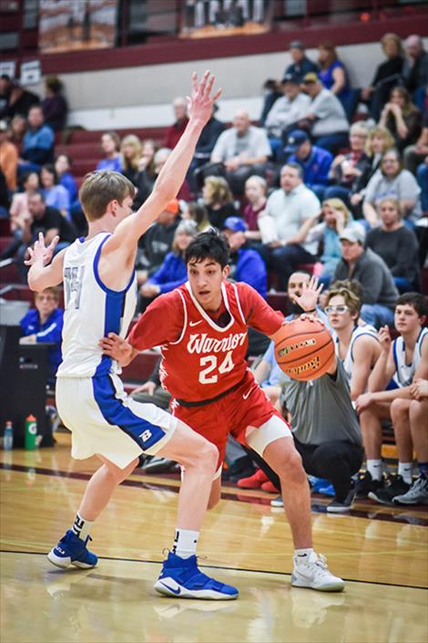 Arlee Warrior Cody Tanner lays it up for two points.