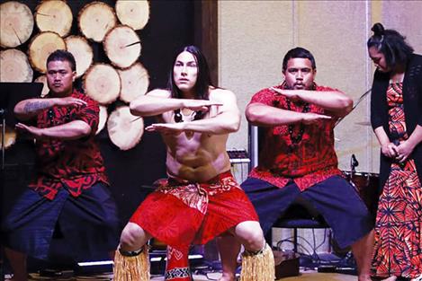 idal Waves will perform a traditional Maori war dance.