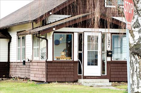 Bears can be seen in windows around town. 