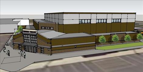 Artist rendering of the new Linderman Gymnasium.