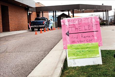 St. Luke has developed curbside testing for those who present symptoms of COVID-19.