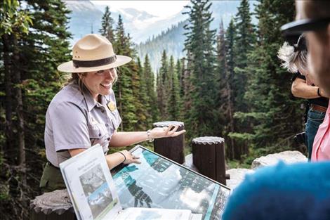 Staff will be outside the ranger station to provide information to the public.