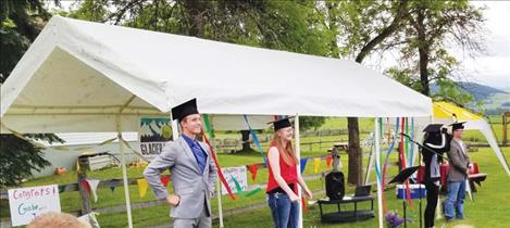 Conner  Ferril,  Kemberly  Gibson,  Jade Smith and Gabriel Moxness  Myard  celebrate  graduation  day.