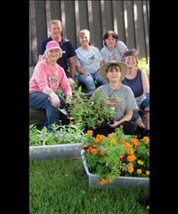 Gardeners add beauty to Polson theatre
