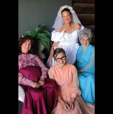 "Occasions Grand" features (left to right) Cammy Maughan, Olivia Hewston, Shellie Winebrenner and Desiree Alexander, the show also includes (not pictured) Port Polson Players managing director Neal Lewing who appears with brother and sister duo Kellen and Kaycee Wright. 