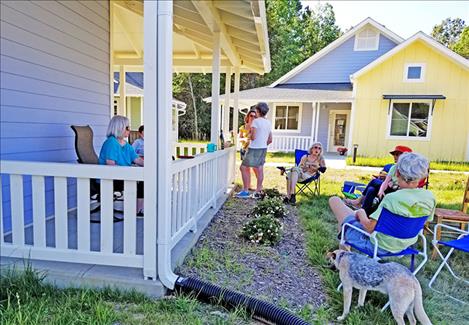 The newly built Village Hearth Cohousing community in Durham, North Carolina, contains a 28-house community for people age 55 and over and welcomes LGBT residents as well as allies.