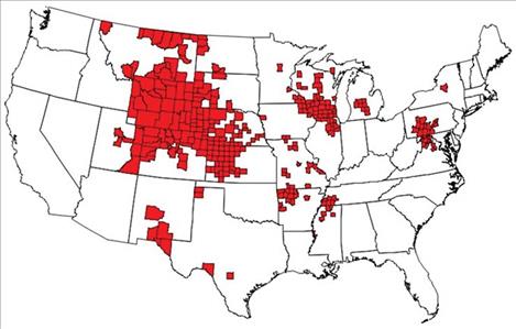 Disease Control show that Chronic Wasting Disease is found, as of August 2020, in 23 states. According to the CDC, this map is based on the best-available information from multiple sources, including state wildlife agencies and the United States Geological Survey.