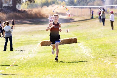 Ronan Chief Brant Heiner was the top varsity boys finisher out of 77 runners with a time of 16:25.
