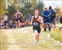 Heiner finishes third at state cross country