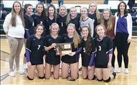Lady Vikings win 14C volleyball district title
