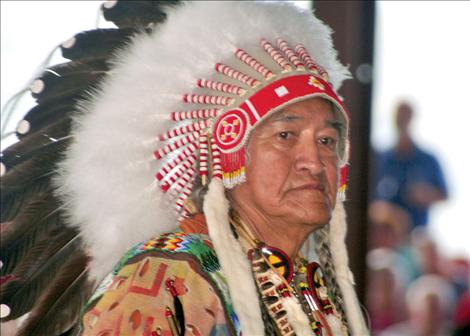 Steven Small Salmon dances for his culture at the Arlee Celebration. He remembers the celebration in years past. 