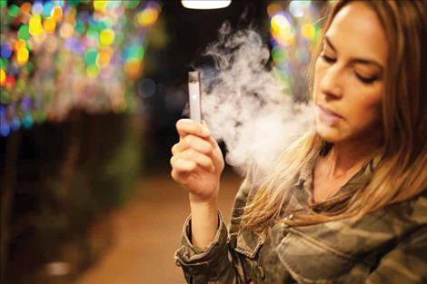 If passed, the bill would cancel previous regulations that counties and cities have enacted banning indoor vaping or the sale of flavored nicotine solutions.