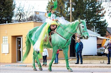 Judges awarded several floats with  titles after the parade, and The  Greenest Award went to the Templer’s Green Horse,