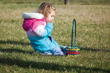 St. Ignatius Easter Egg Hunt sponsored by the St. Ignatius Chamber of Commerce.