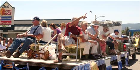 Mission High School Class of 1963 planned for their 50th class reunion to coincide with this year’s St Ignatius Good Old Days celebration. First item on the agenda: build a float. 