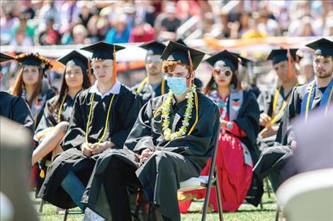Ronan grads enjoy their day in the sun.