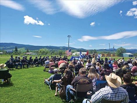 Like many area graduations, Mission High School celebrated 2021 commencement exercises outdoors.