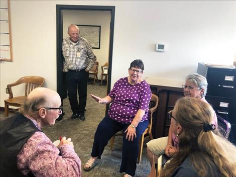 A steady flow of coworkers, friends and colleagues stopped by the commissioners’ chambers at the Lake County Courthouse to visit with retiring commissioner Dave Stipe, who stepped down from his post July 31 due to health issues.