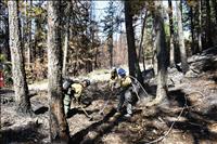 Boulder 2700 fire continues to burn near Polson