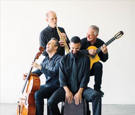 Quarteto Nuevo, above, plays this Friday, Sept. 24 at the Ronan Performing Arts Center.