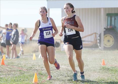 Local runners battle their way to the finish line.