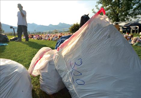 Once removed from Cowen's home, the bears filled more than 80 trash bags.