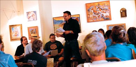 Chief Victor, alias Rob McDonald, speaks about the dilemma he and the Salish people face. Governor Stevens was urging the Salish to move from the Bitterroot. 