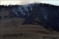 Lightning starts fires around the Reservation