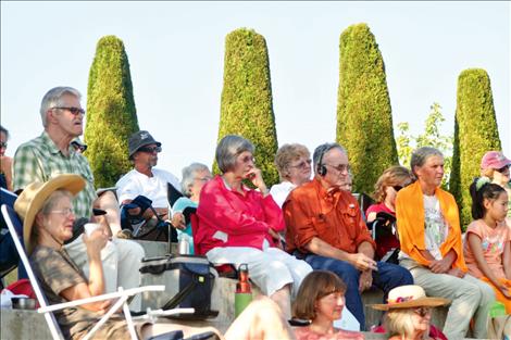 Shakespeare in the Park brought crowds to the St. Ignatius outdoor amphitheatre Thursday, Aug. 15.