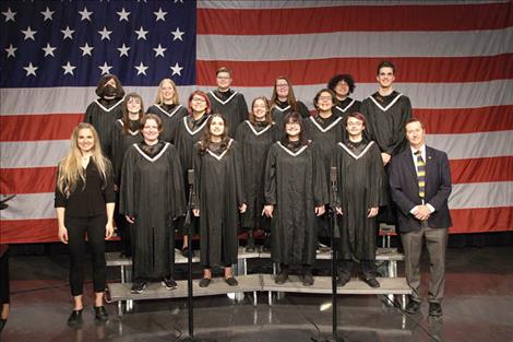 The RHS choir practiced for their TV performance between preparations for other concerts and festivals taking place around the same time. 