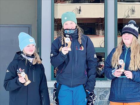 Greta Lund wins the Big Sky super-g race this past winter racing season. 