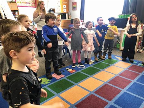 Children in Kaitlyn Keniston’s transitional kindergarten class master the alphabet, while also learning the skills necessary to flourish in school next year.
