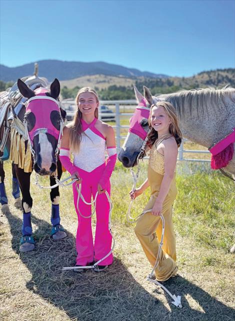Two teenagers will be bringing their trick riding act to Polson this year. 