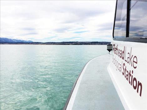 UM researchers use the Jessie B. to study the renowned waters of Montana’s Flathead Lake.