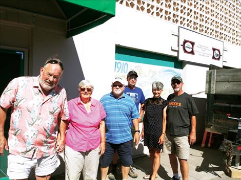 Pictured are board members Steve Sherick, Karen Dunwell, President; Clay Benkelman and Jeri Sturm; Gene Ashby, Northstar Custom Homes; and Roy Sturm Volunteer Project Supervisor. Not pictured, Doug Whiting, Whiting Waterproofing.  