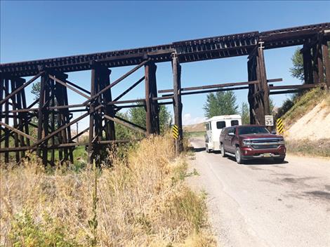 A 1.36-mile stretch of Moiese Valley Road beginning at its intersection with Hwy. 212 is slated for new culverts and reconstruction due to frequent flooding. 