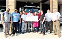 Local State Farm agents make donation to  Chief Cliff Fire Department