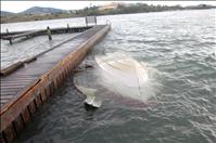 Strong winds wreak havoc with fire, power outage and damaged boats