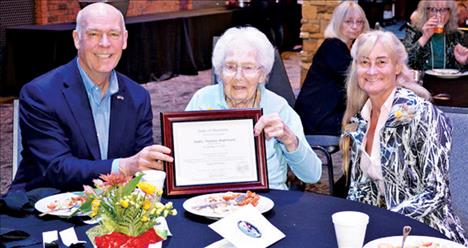 Helen Meyer of Anaconda remembers long rides to town in a horse and buggy.