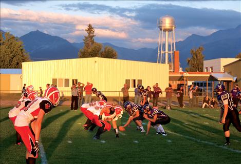 The sun broke out of the clouds just before the end of the first quarter in Charlo.
