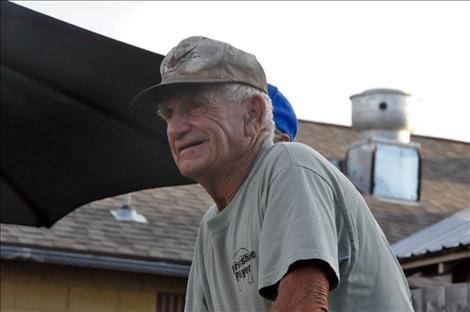 Neal Coulter, 92, has been playing horseshoes 50 years, 30 of them with the Mission Valley Horseshoe League. Coulter played his last game last week. 